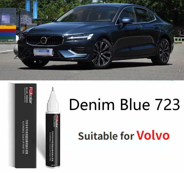 Paint repair for scratch Suitable for Volvo touch up paint pen Denim blue  723 Mussel blue 721 origin modified auto scratch car - AliExpress